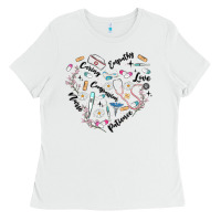 White nurse Ladies Tee - MaliasSmallBusiness