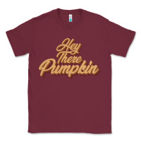 Burgundy hey there pumpkin Classic Tee - JahusDesignShop