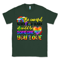Sports Green be careful who you hate it could be someone you Classic Tee - LillyAllenDesigns