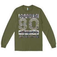 Army Green Born in 1980 Womens Long Sleeve Tee - Bettercallsaul