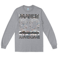 Heather Grey Born in 1980 Womens Long Sleeve Tee - Bettercallsaul