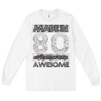 White Born in 1980 Womens Long Sleeve Tee - Bettercallsaul