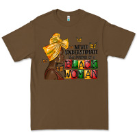 Cacao never understimate the power of a black woman Premium Tee - MaliasSmallBusiness