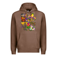 Chestnut louisiana map love Premium Hoodie - OliviaCreatesArt
