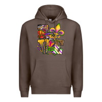 Coffee louisiana map love Premium Hoodie - OliviaCreatesArt