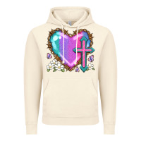 Vintage Artic easter cross heart la Vintage Hoodie - LillyAllenDesigns