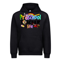 Black Preschool Teacher Life Urban Hoodie - LillyAllenDesigns