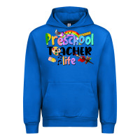 Cobalt Preschool Teacher Life Urban Hoodie - LillyAllenDesigns