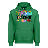 Emerald Preschool Teacher Life Urban Hoodie - LillyAllenDesigns