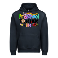 Navy Preschool Teacher Life Urban Hoodie - LillyAllenDesigns