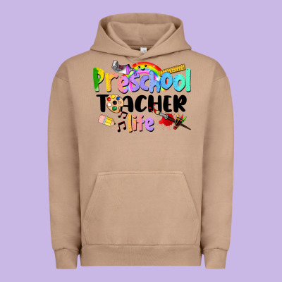 Preschool Teacher Life Urban Hoodie Designed By Lillyallendesigns