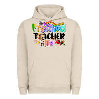 Pigment French Oak Preschool Teacher Life Urban Hoodie - LillyAllenDesigns