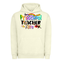 Pigment Pistachio Preschool Teacher Life Urban Hoodie - LillyAllenDesigns