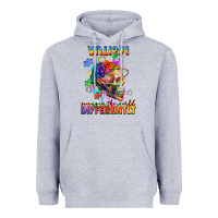 Heather Grey Autism seeing in the world differently Heavyweight Hoodie - FaDigitalArtStudio