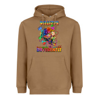 Toasted Coconut Autism seeing in the world differently Heavyweight Hoodie - FaDigitalArtStudio