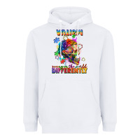 White Autism seeing in the world differently Heavyweight Hoodie - FaDigitalArtStudio