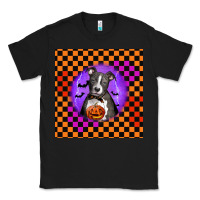Black Halloween American Pitbull Terrier Classic Tee - LillyAllenDesigns