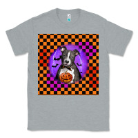 Heather Grey Halloween American Pitbull Terrier Classic Tee - LillyAllenDesigns