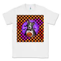 White Halloween American Pitbull Terrier Classic Tee - LillyAllenDesigns