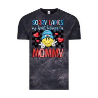Cloud Black sorry ladies my heart belongs to mommy Vintage Tee - LillyAllenDesigns