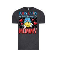 Vintage Black sorry ladies my heart belongs to mommy Vintage Tee - LillyAllenDesigns
