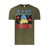 Vintage Olive sorry ladies my heart belongs to mommy Vintage Tee - LillyAllenDesigns