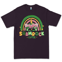 Plum shamrock cutie Premium Tee - MaliasSmallBusiness
