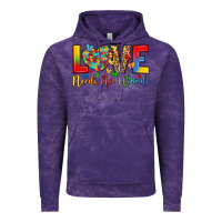 Cloud Purple love needs no words Vintage Hoodie - LillyAllenDesigns