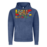 Vintage Denim love needs no words Vintage Hoodie - LillyAllenDesigns