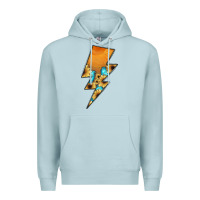 Blue Mist Lightning Bolt Premium Hoodie - JahusDesignShop