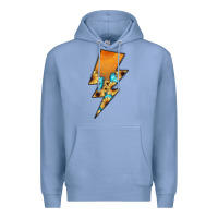 Colony Blue Lightning Bolt Premium Hoodie - JahusDesignShop