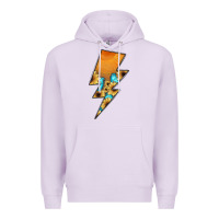 Lilac Lightning Bolt Premium Hoodie - JahusDesignShop