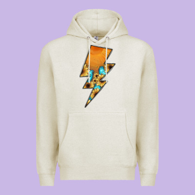 Lightning Bolt Premium Hoodie Designed By Jahusdesignshop