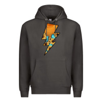 Smoke Lightning Bolt Premium Hoodie - JahusDesignShop
