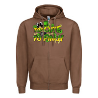 Chestnut Too cute to pinch St. Patrick's Day Zipper Hoodie - HowdyJamesFarm
