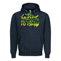 Navy Too cute to pinch St. Patrick's Day Zipper Hoodie - HowdyJamesFarm