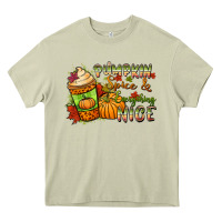 Mossy Pumpkin spice everything nice Heavy Core Tee - NancyCooperArtShop