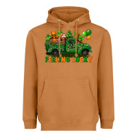 Meerkat feeling lucky with gnomes on truck Heavyweight Hoodie - FaDigitalArtStudio
