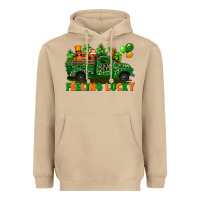 Mushroom feeling lucky with gnomes on truck Heavyweight Hoodie - FaDigitalArtStudio