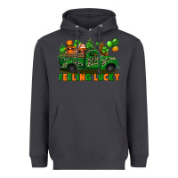 Smoke feeling lucky with gnomes on truck Heavyweight Hoodie - FaDigitalArtStudio