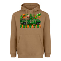 Toasted Coconut feeling lucky with gnomes on truck Heavyweight Hoodie - FaDigitalArtStudio