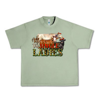Oil Green all the jingle ladies christmas cows Urban Heavy Tee - LillyAllenDesigns