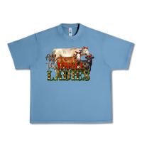 Pebble Blue all the jingle ladies christmas cows Urban Heavy Tee - LillyAllenDesigns