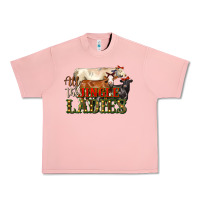 All The Jingle Ladies Christmas Cows Urban Heavy Tee | Teevron