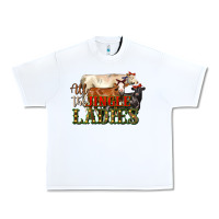 White all the jingle ladies christmas cows Urban Heavy Tee - LillyAllenDesigns