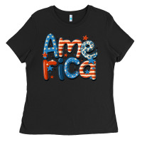 Black america Ladies Tee - MaliasSmallBusiness