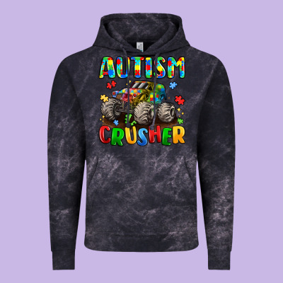 Autism Crusher Vintage Hoodie Designed By Lillyallendesigns