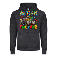 Vintage Black autism crusher Vintage Hoodie - LillyAllenDesigns