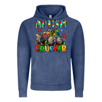 Vintage Denim autism crusher Vintage Hoodie - LillyAllenDesigns