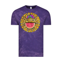 Cloud Purple hello summer Vintage Tee - JahusDesignShop